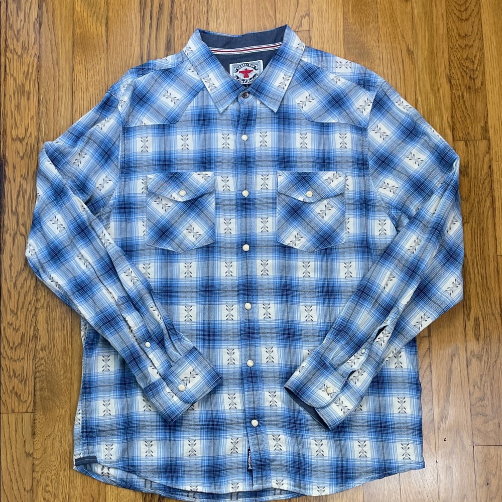 Desert Son Flag and Anthem Western Shirt with Pearl Snap Buttons